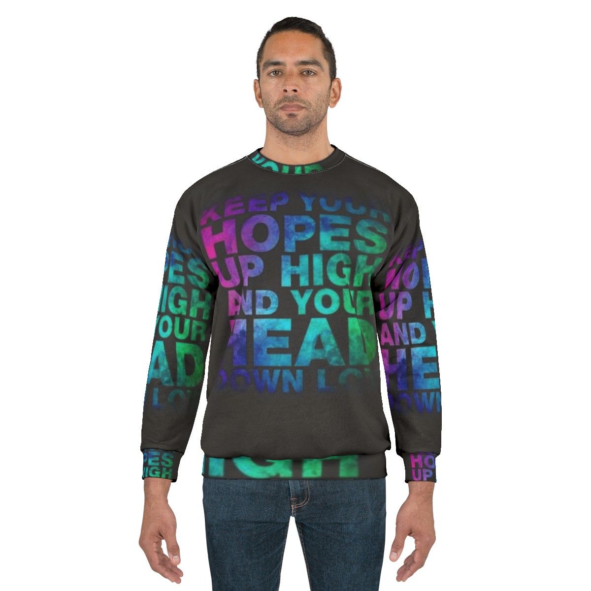 Hopes High emo sweatshirt for music fans - men