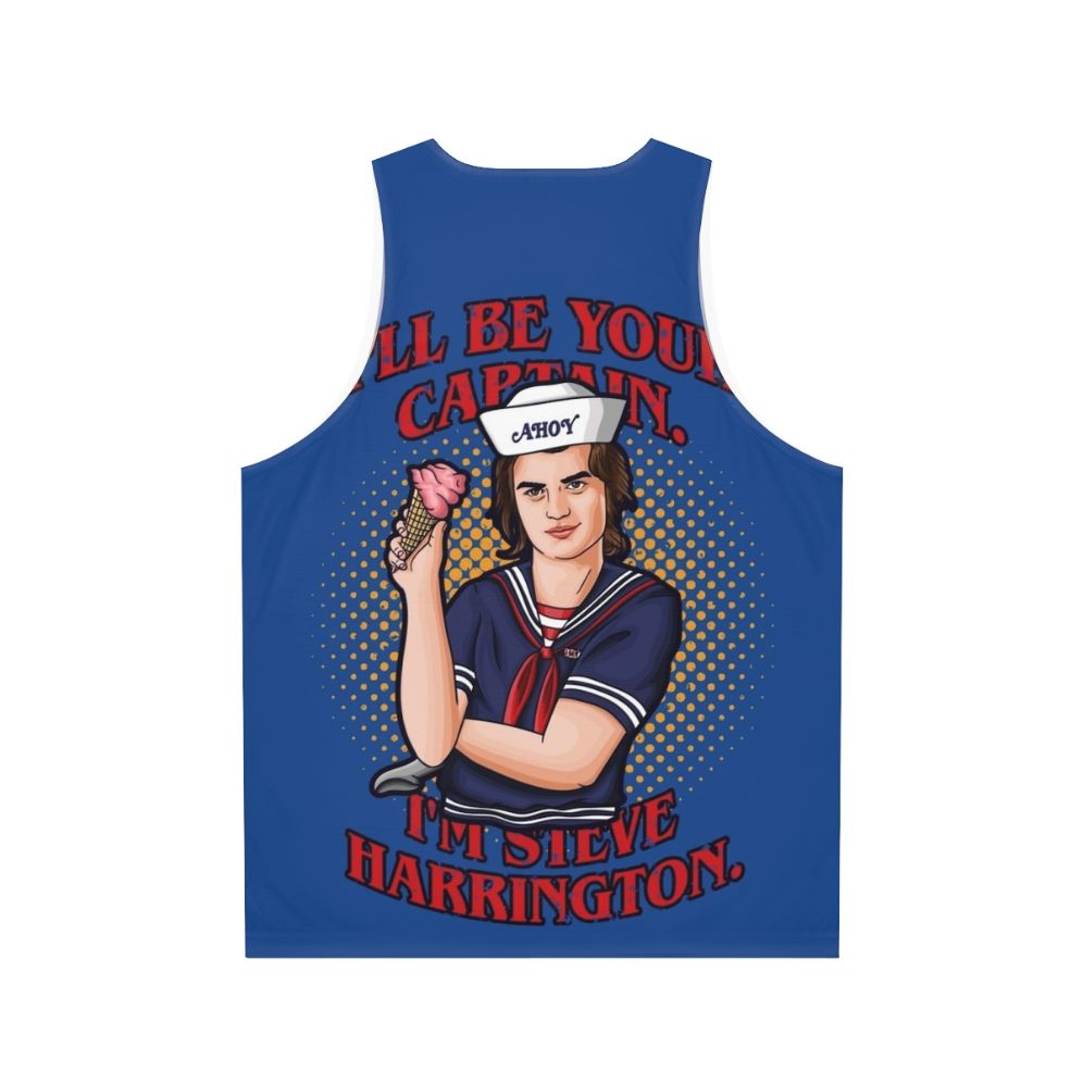 Stranger Things Steve Harrington Unisex Tank Top - Back