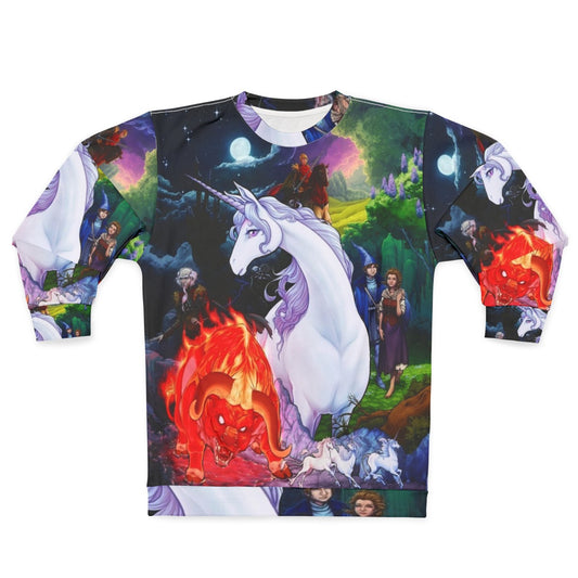 The Last Unicorn "When Men Are Fairy Tales" Fantasy Sweatshirt