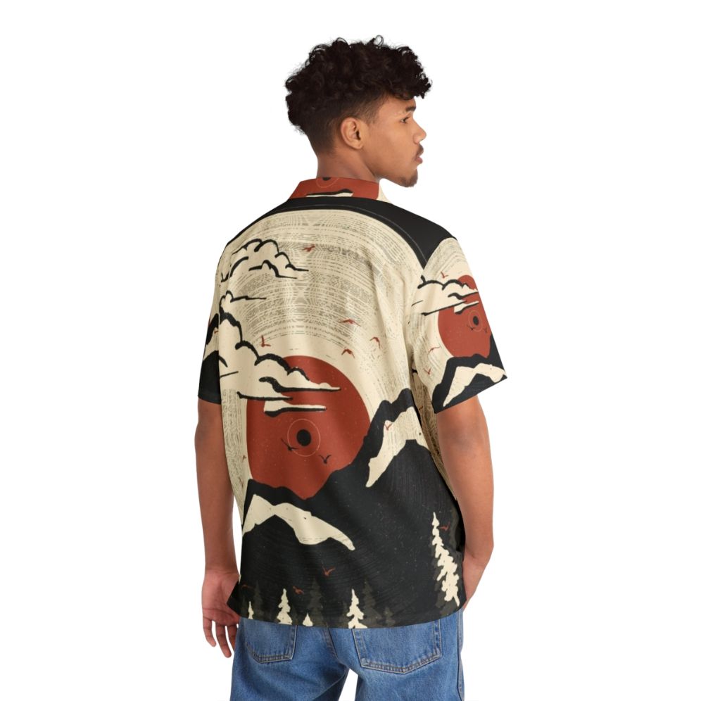 Mtn Lp Hawaiian Shirt with tropical print, nature and mountain design - People Back