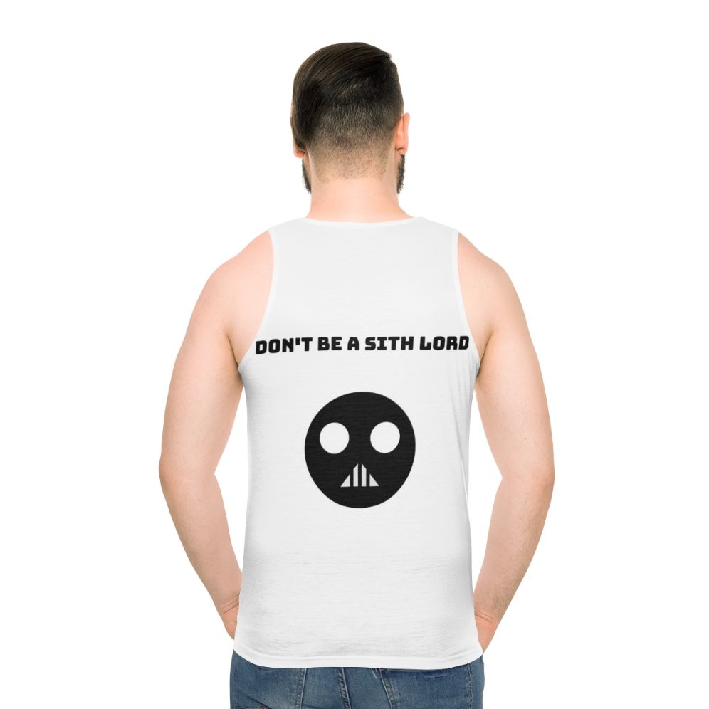 Sith Lord Unisex Star Wars Tank Top - men back