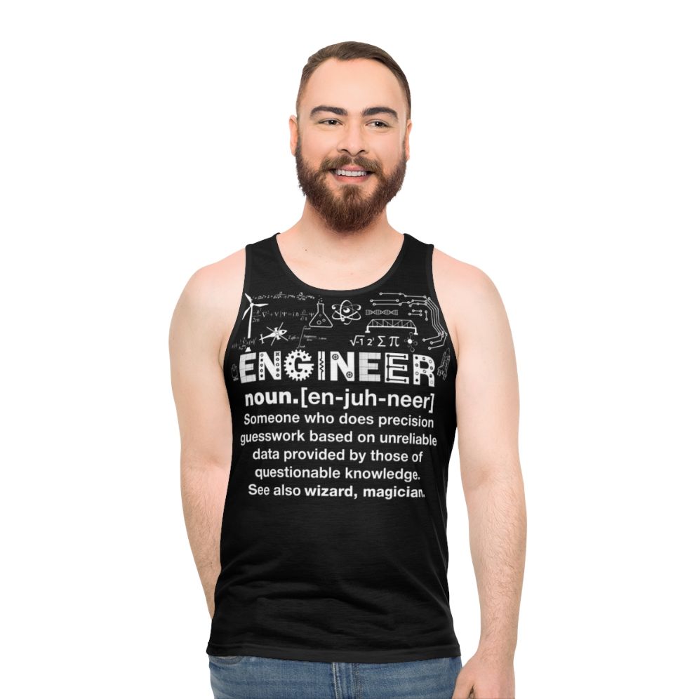 Unisex Engineer Humor Definition Tank Top - men