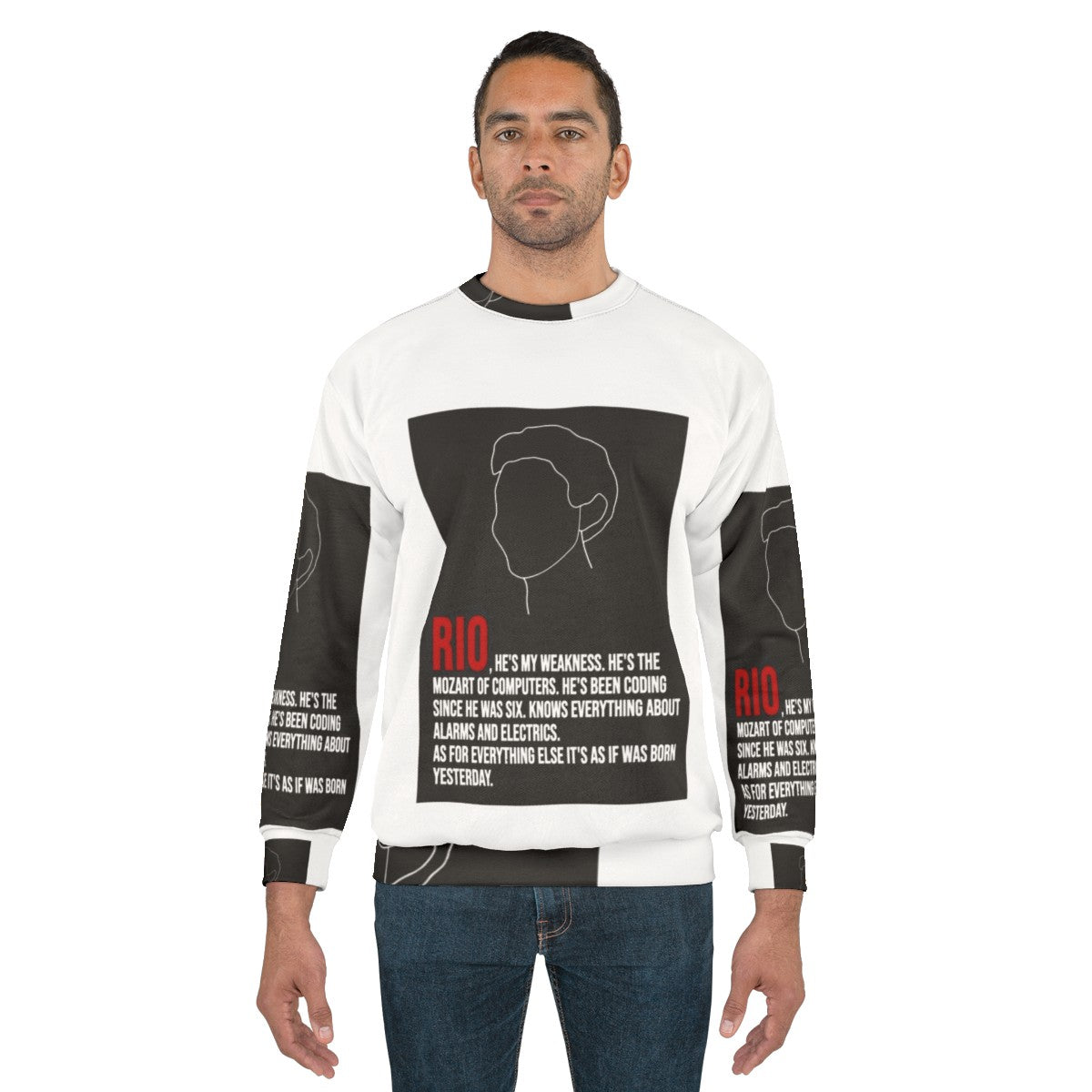 Money Heist "Rio House Of Money" Sweatshirt - men