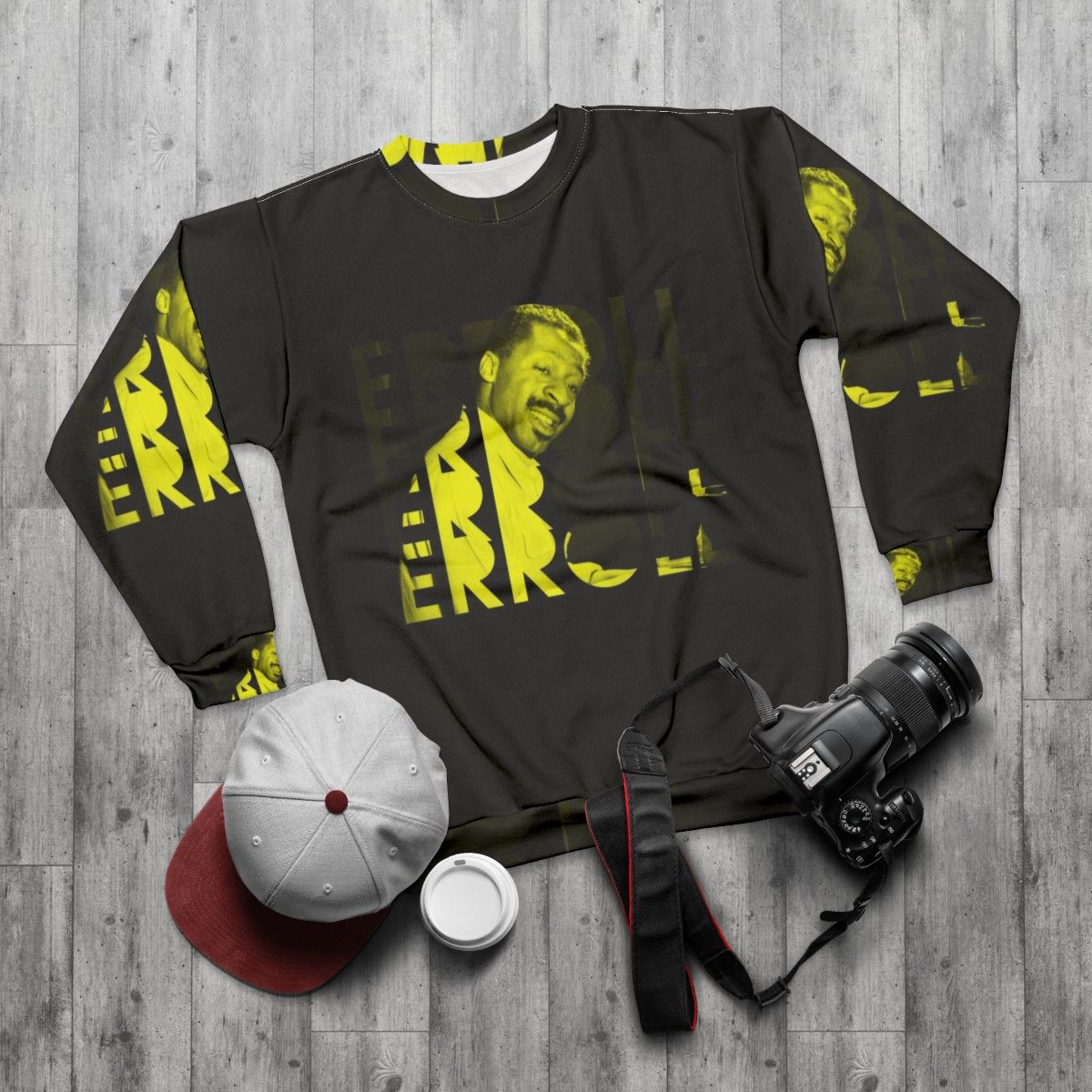 Erroll Garner Jazz Sweatshirt - flat lay