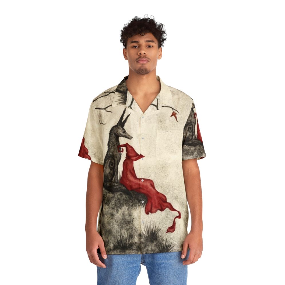 Last Leaf Hawaiian Autumn Fantasy Shirt - People Front