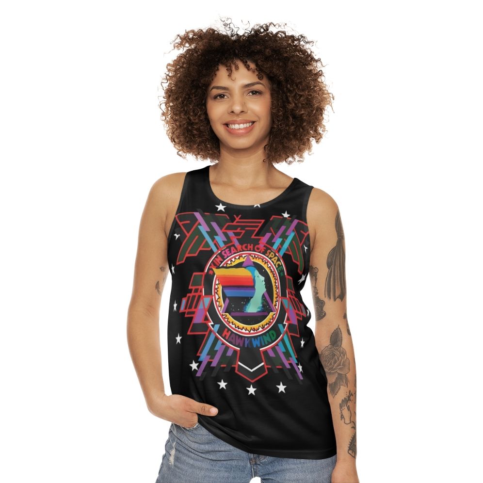 Hawkwind "In Search Of Space" Psychedelic Rock Tank Top - women