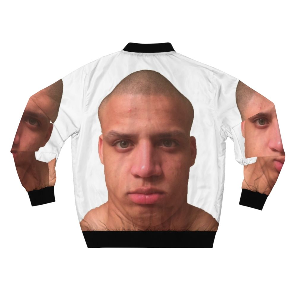 Tyler1 Bomber Jacket - Designed for Twitch Streamers and Gaming Enthusiasts - Back