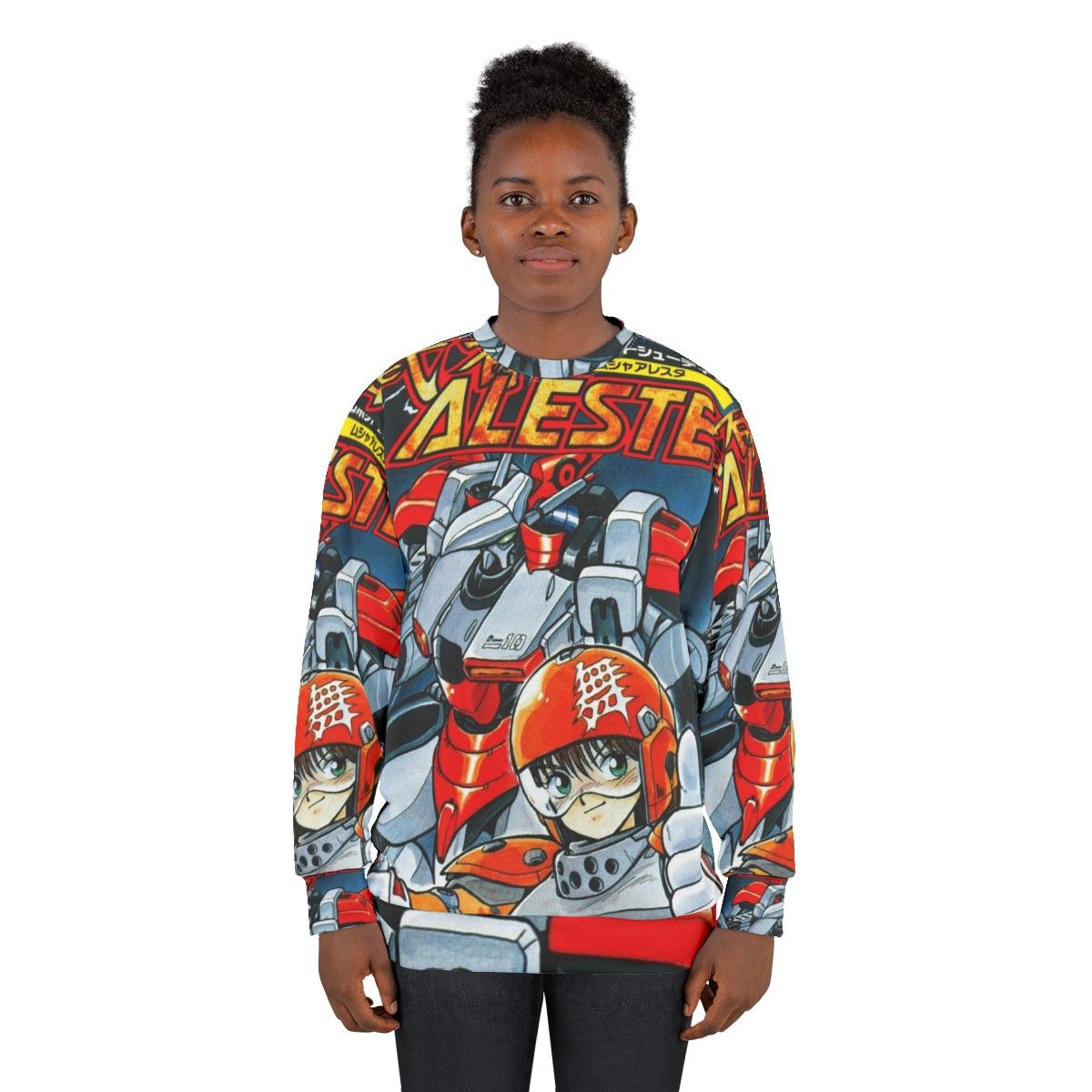 Musha Aleste Retro Gaming Sweatshirt - women