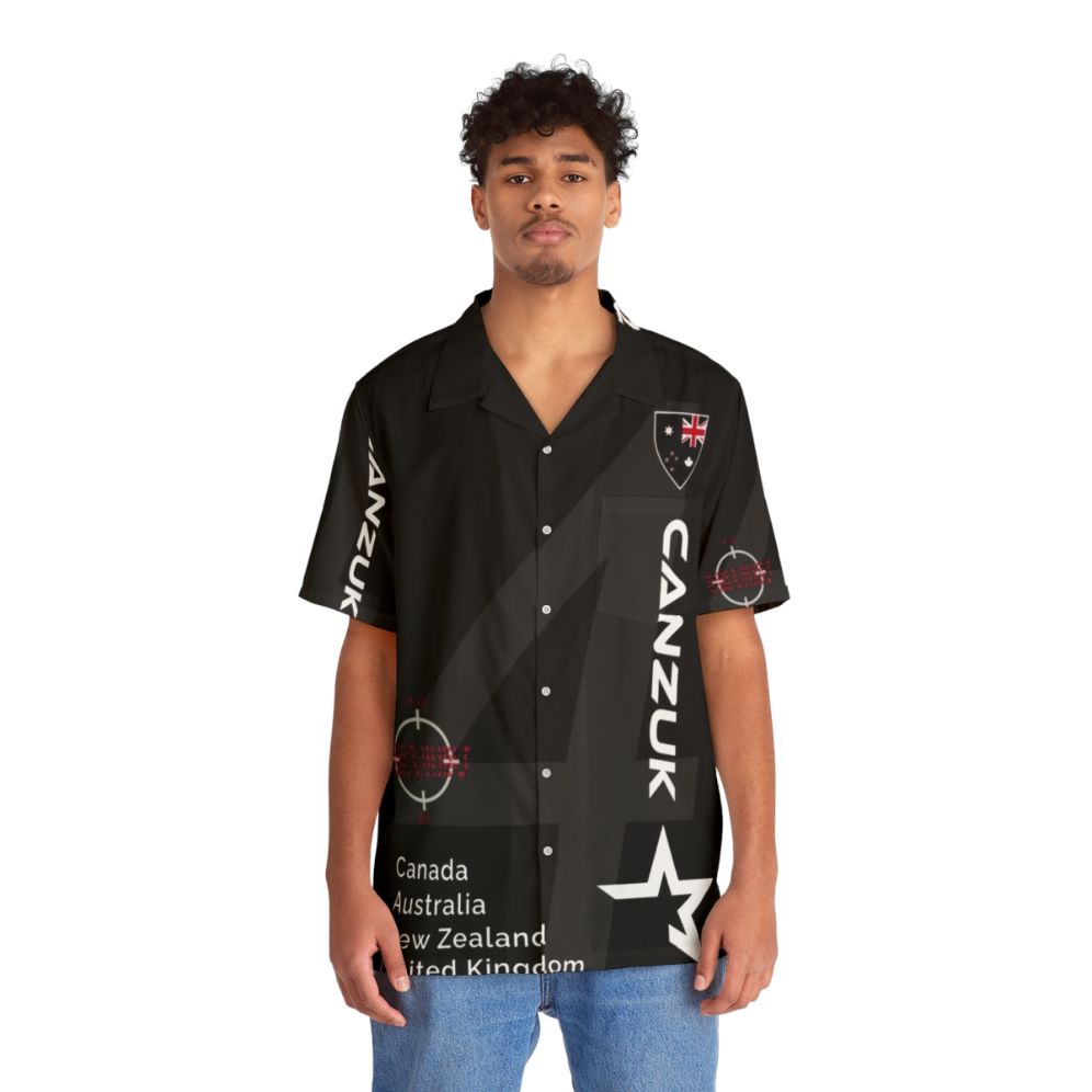 Canzuk Sports Design Hawaiian Shirt - People Front