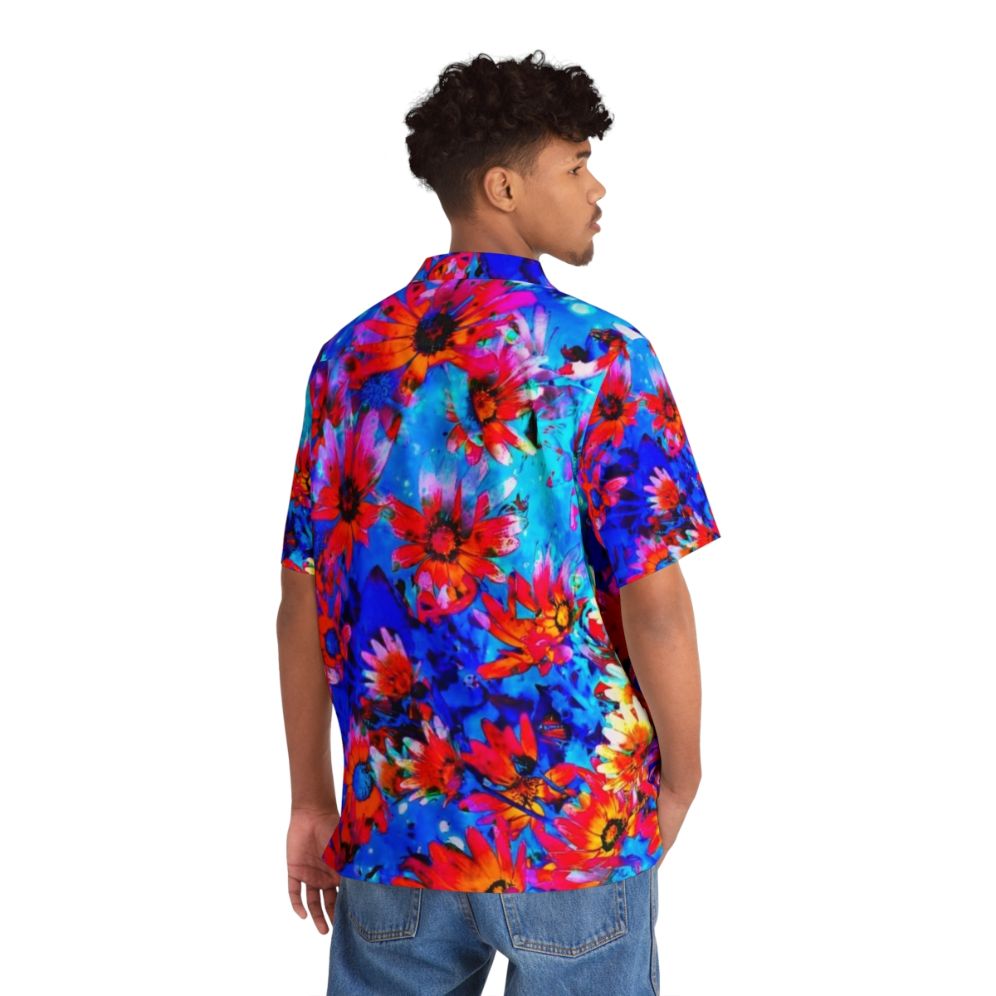 floral print hawaiian shirt for women - People Back