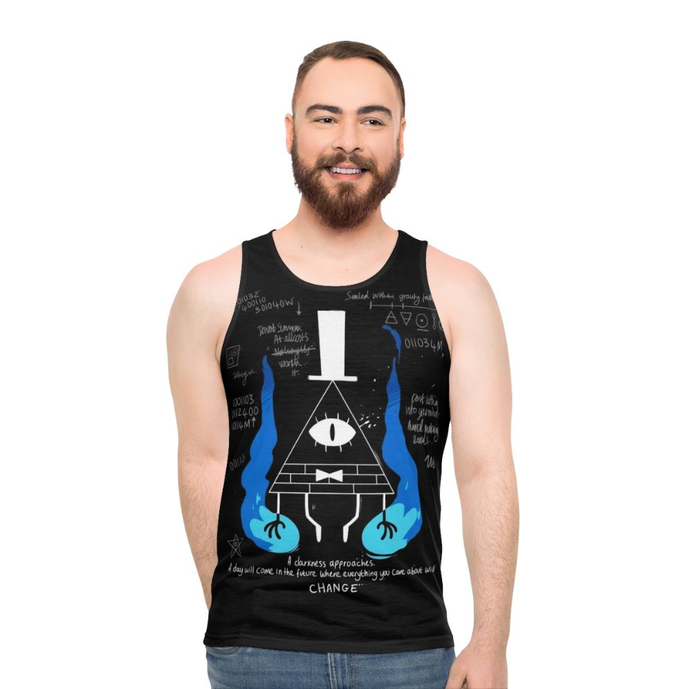 Bill Cipher Unisex Tank Top - men