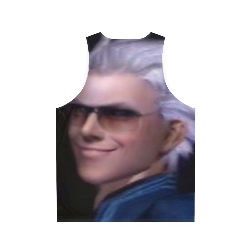 Vergil from Devil May Cry Unisex Tank Top - Back