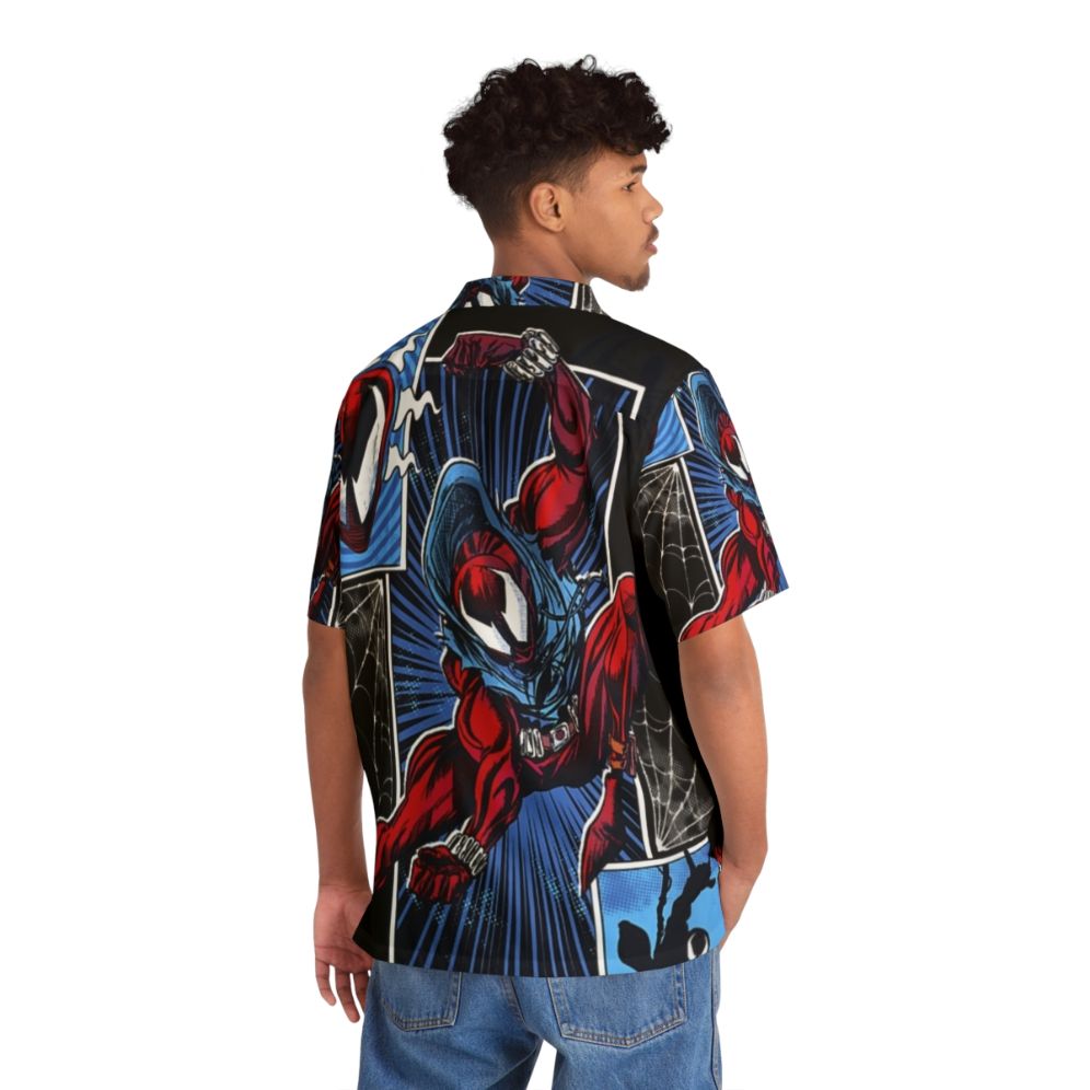 Ben Reilly Scarlet Spider Hawaiian Shirt - People Back