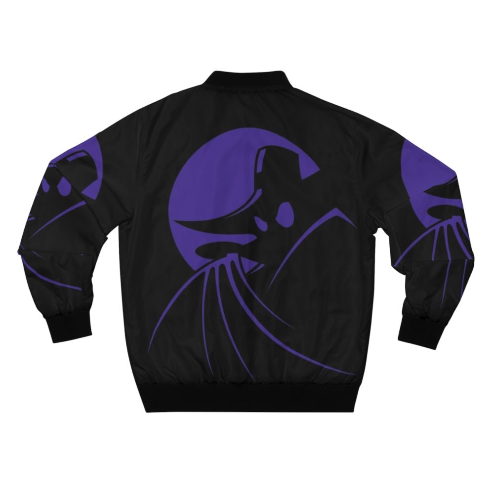 Darkwing Duck Bomber Jacket with the "Terror That Flaps in the Night" graphic - Back