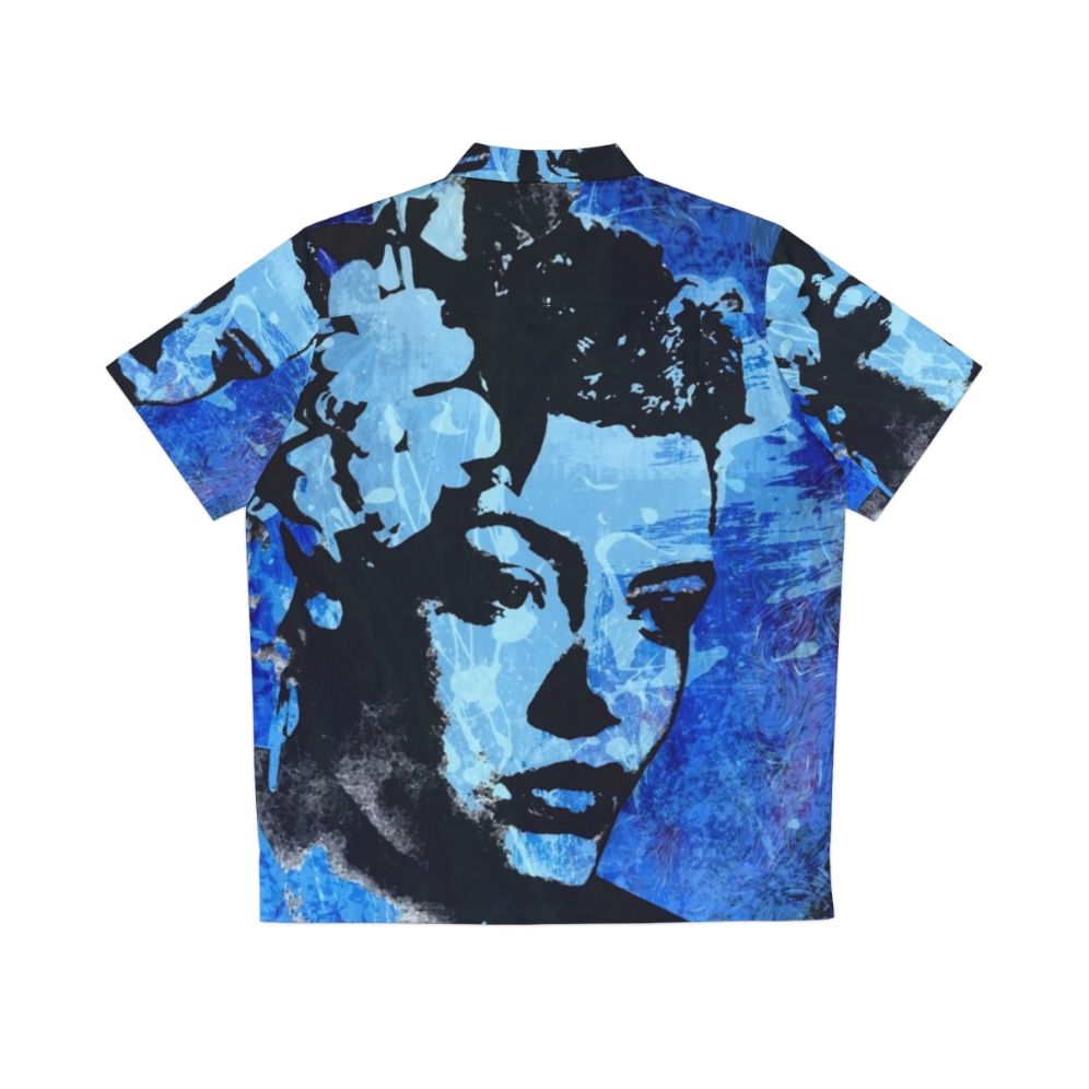 Billie Holiday Jazz Vocalist Hawaiian Shirt - Back