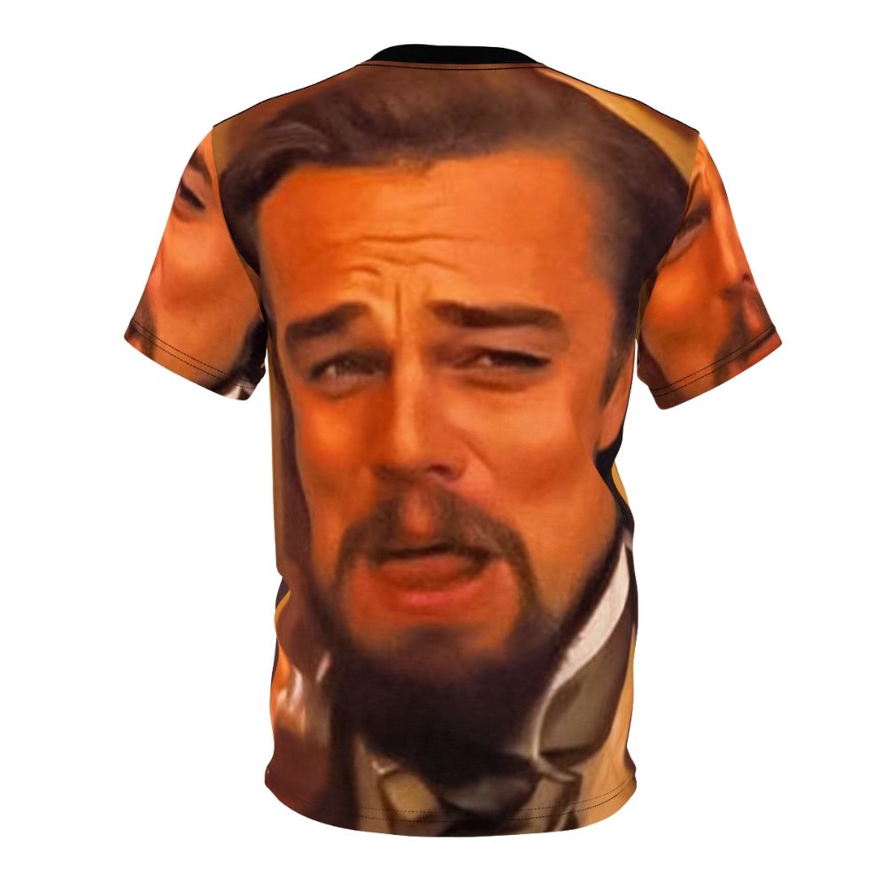 Leonardo DiCaprio meme graphic on a t-shirt - Back