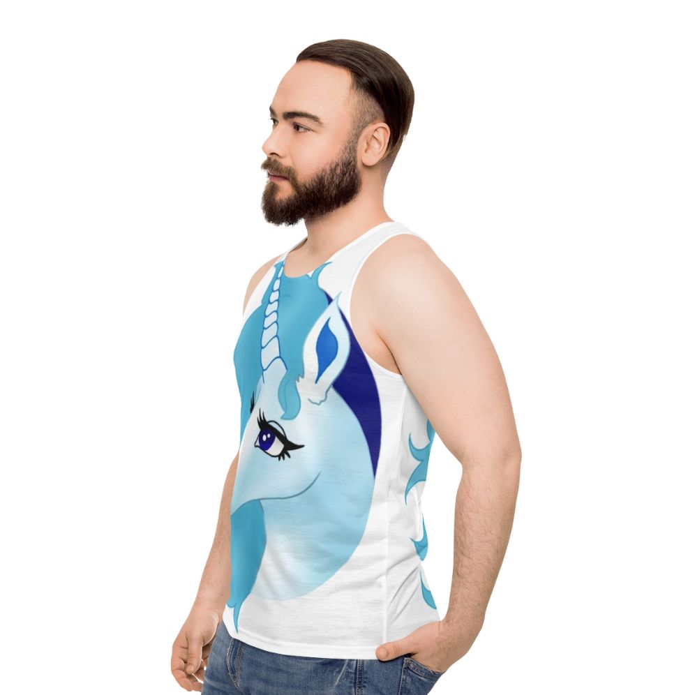 The Last Unicorn Unisex Fantasy Tank Top - men side