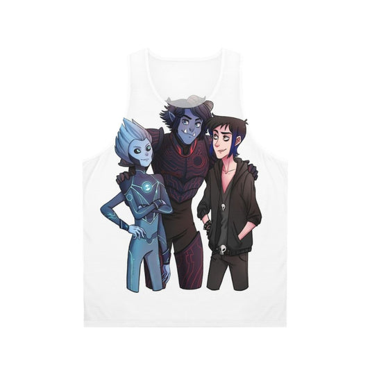 Trollhunters Unisex Tank Top featuring Jim Lake Jr., the troll hero