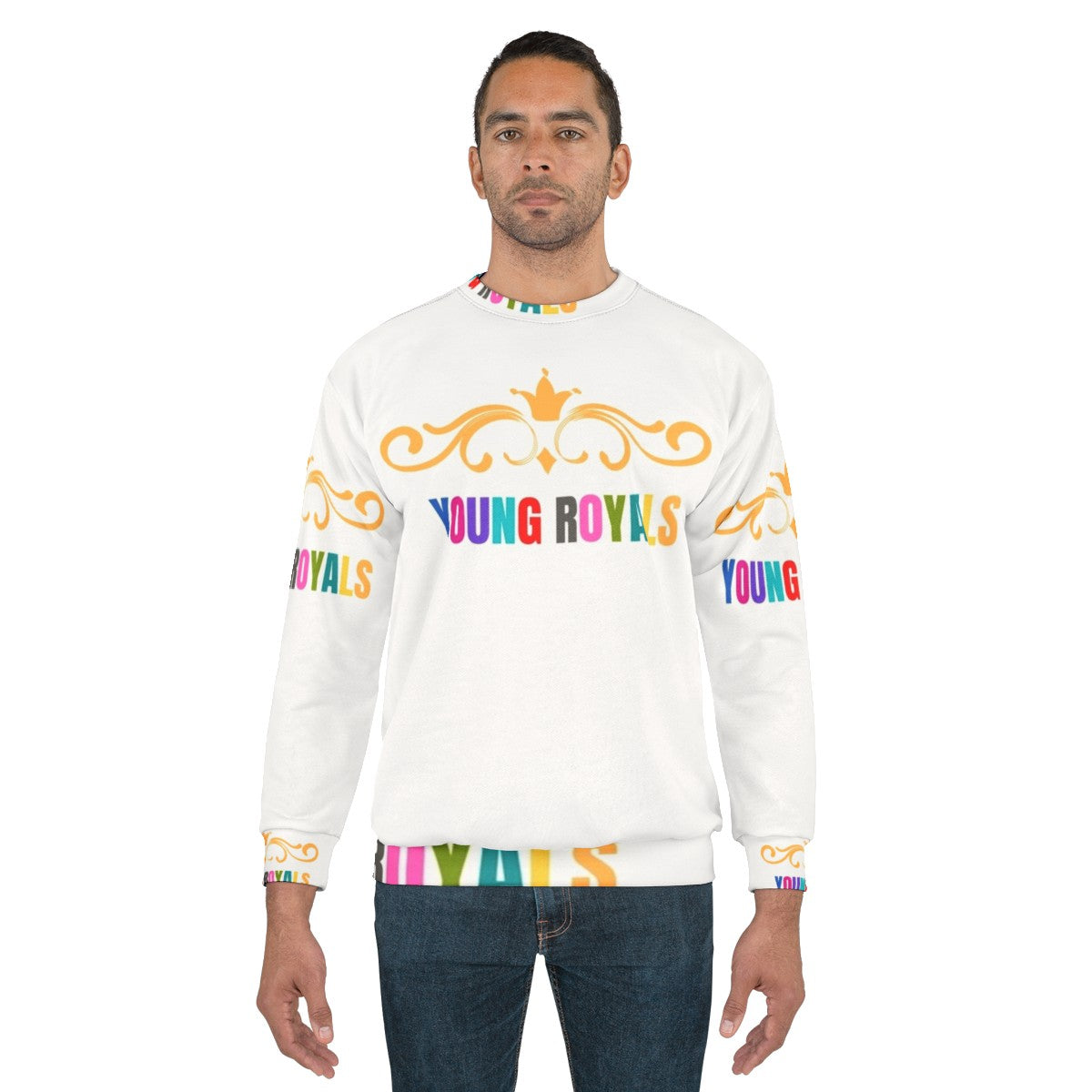 Young Royals Netflix Series Sweatshirt featuring Edvin Ryding - men