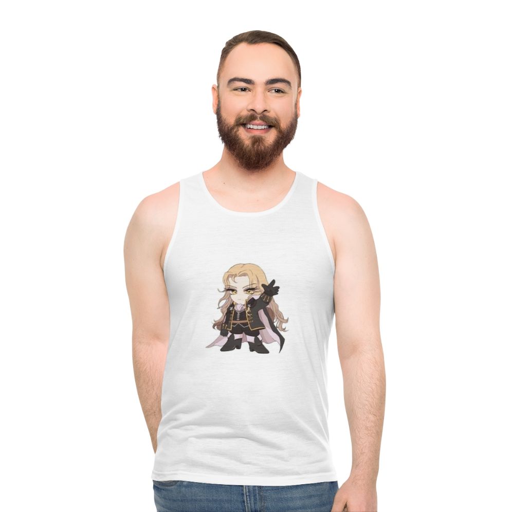 Castlevania Alucard Chibi Unisex Tank Top - men