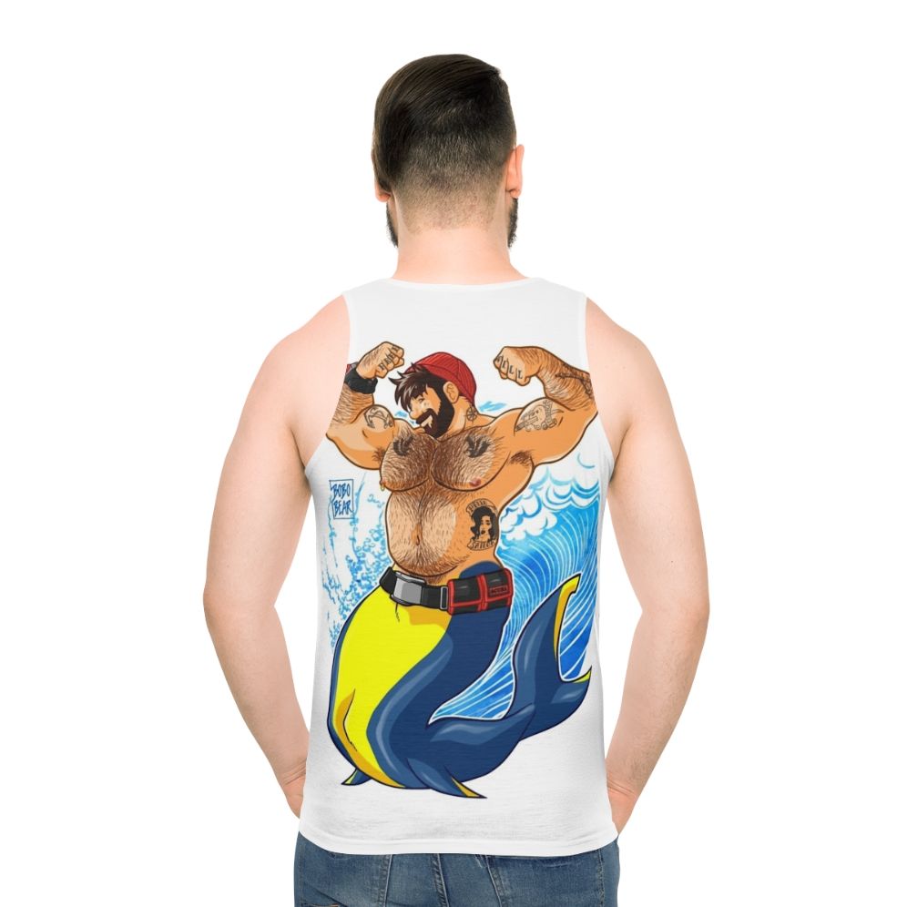 Unisex Adam Likes Scuba Diving Tank Top - men back