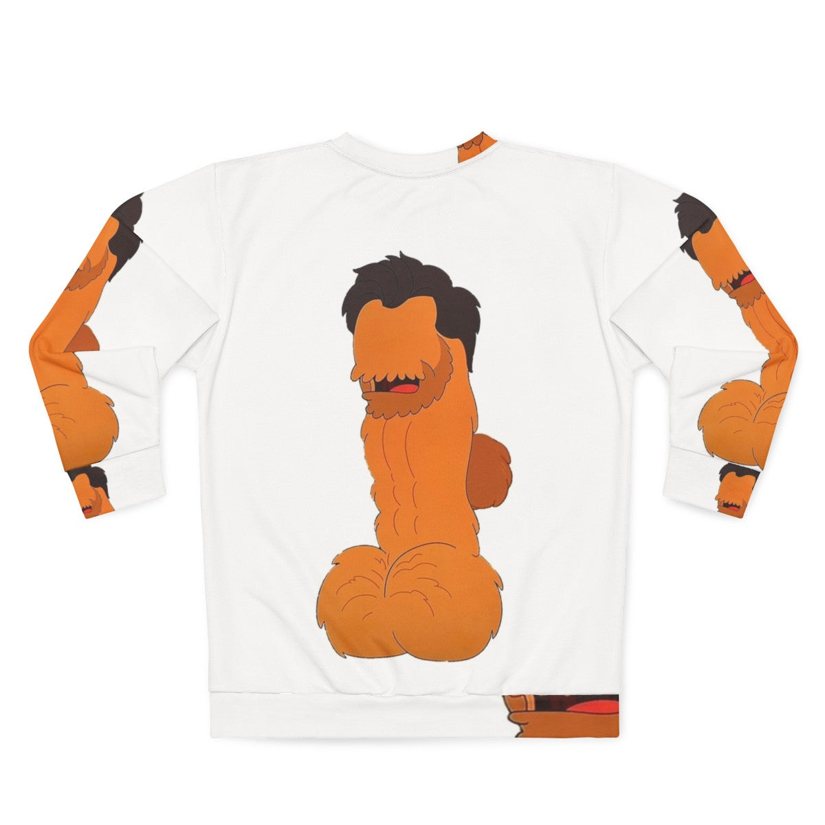 Big Mouth Hugh Jackman Parody Sweatshirt - Back