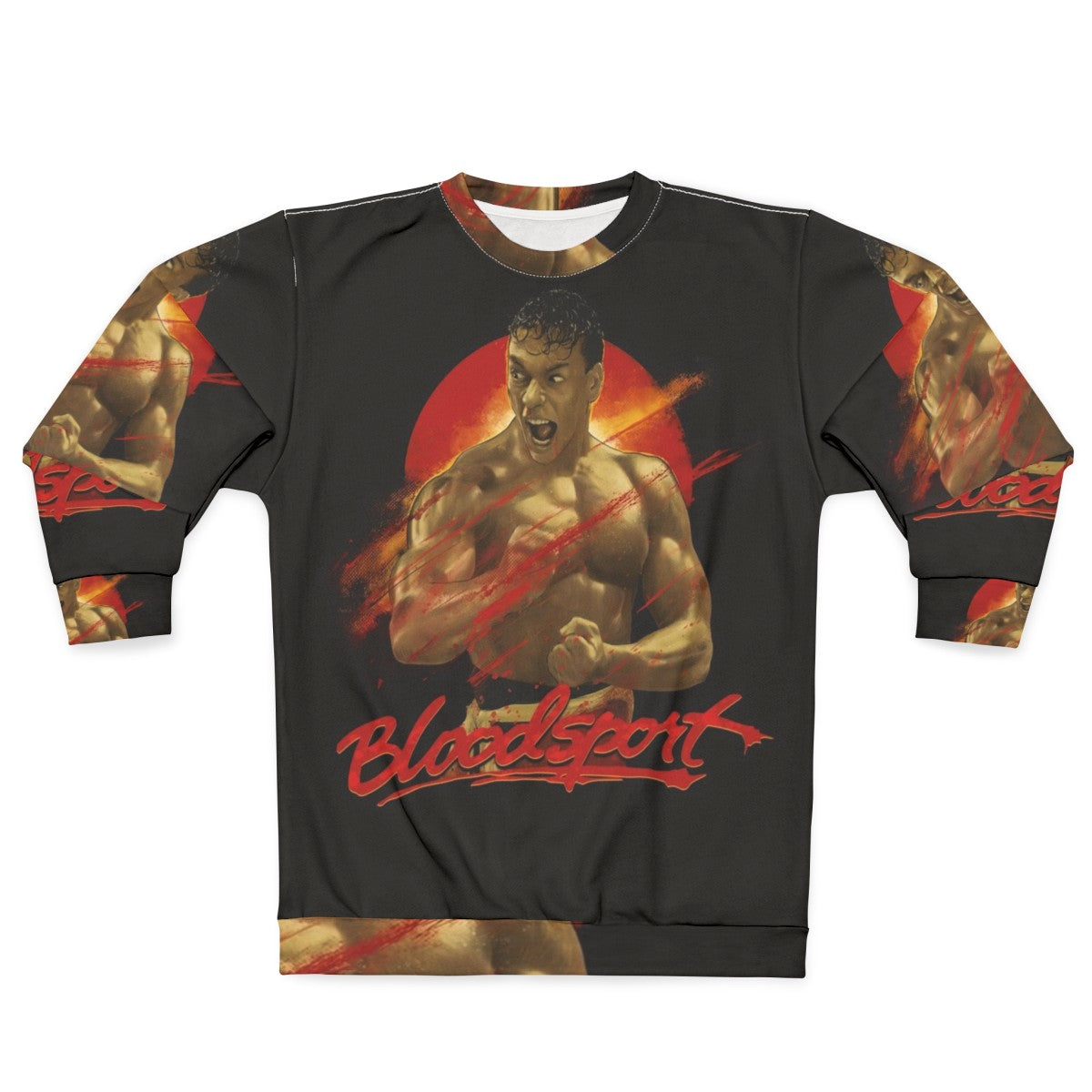 Jean Claude Van Damme Bloodsport Martial Arts Sweatshirt