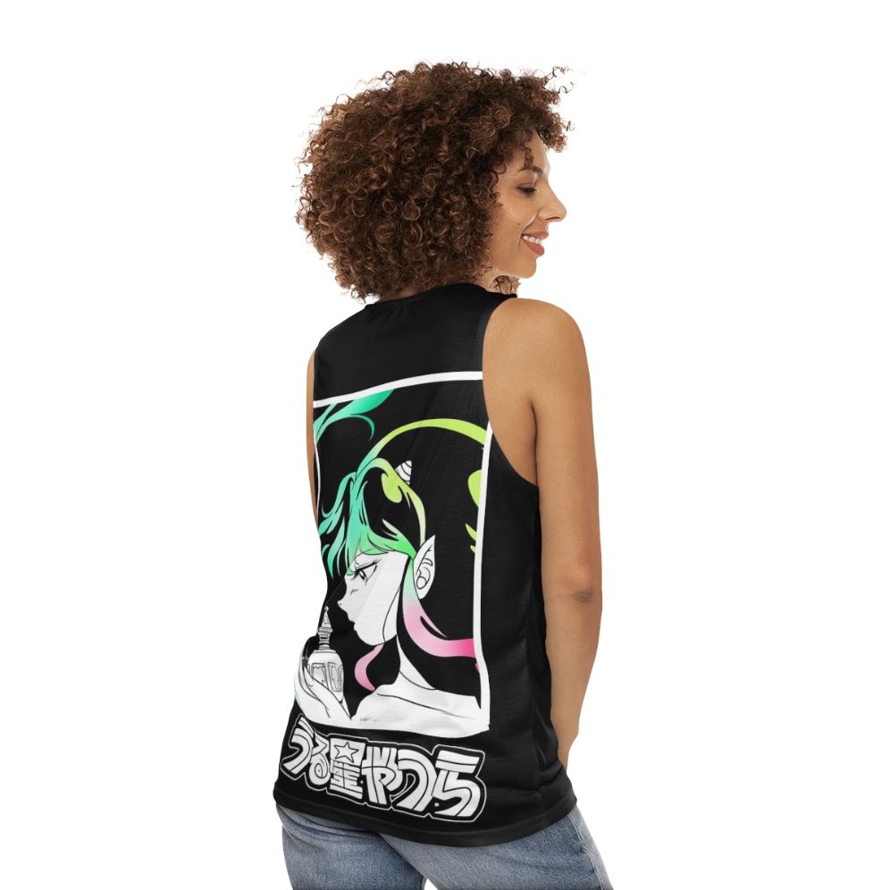 Urusei Yatsura Anime Inspired Tank Top - women back