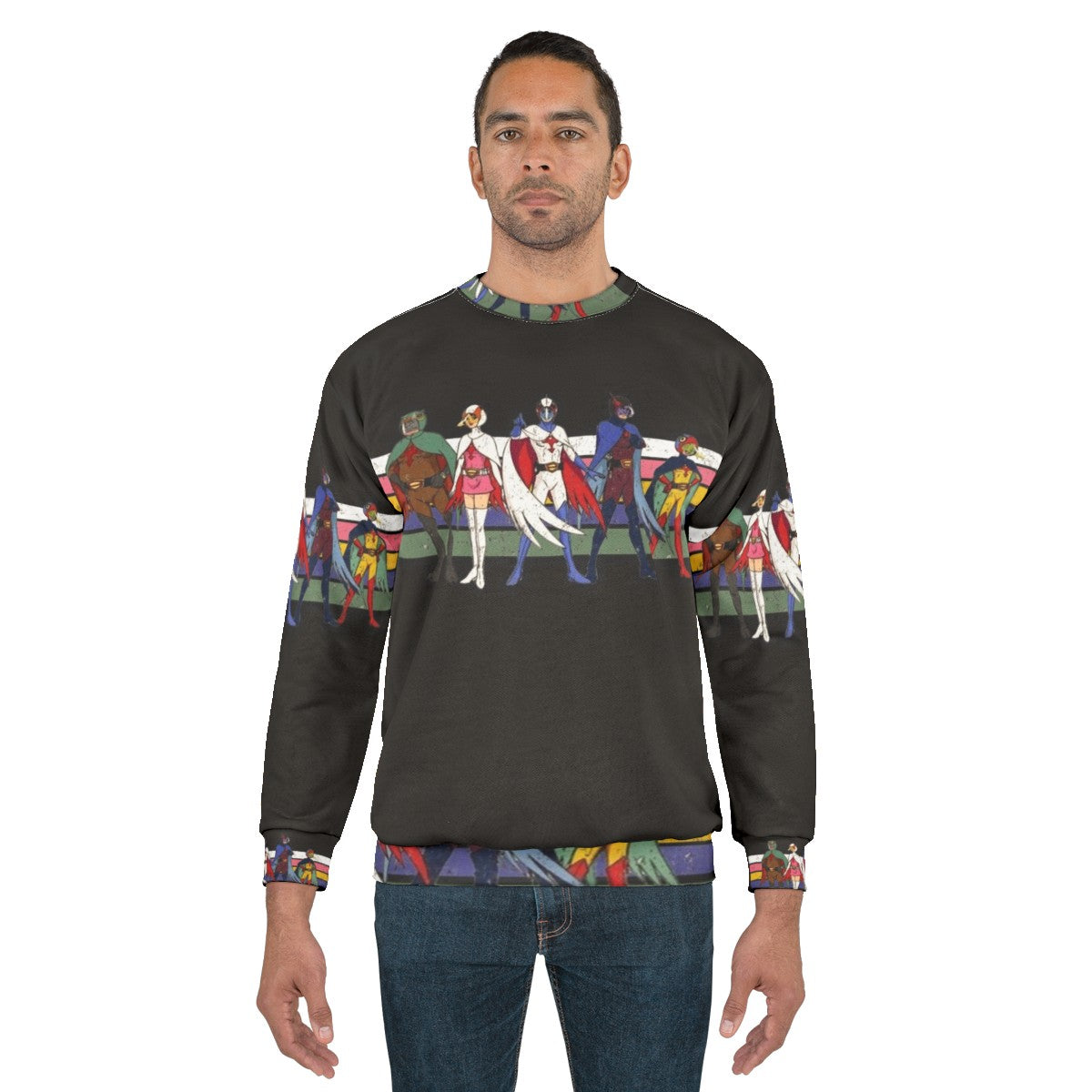 G-Force Battle of the Planets Retro Stripe Sweatshirt - men