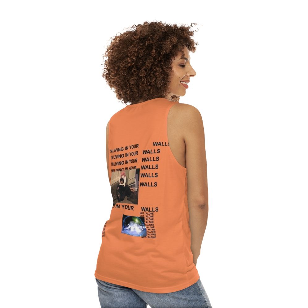 Unisex "Life of Pablo" Schizophrenia Awareness Tank Top - women back