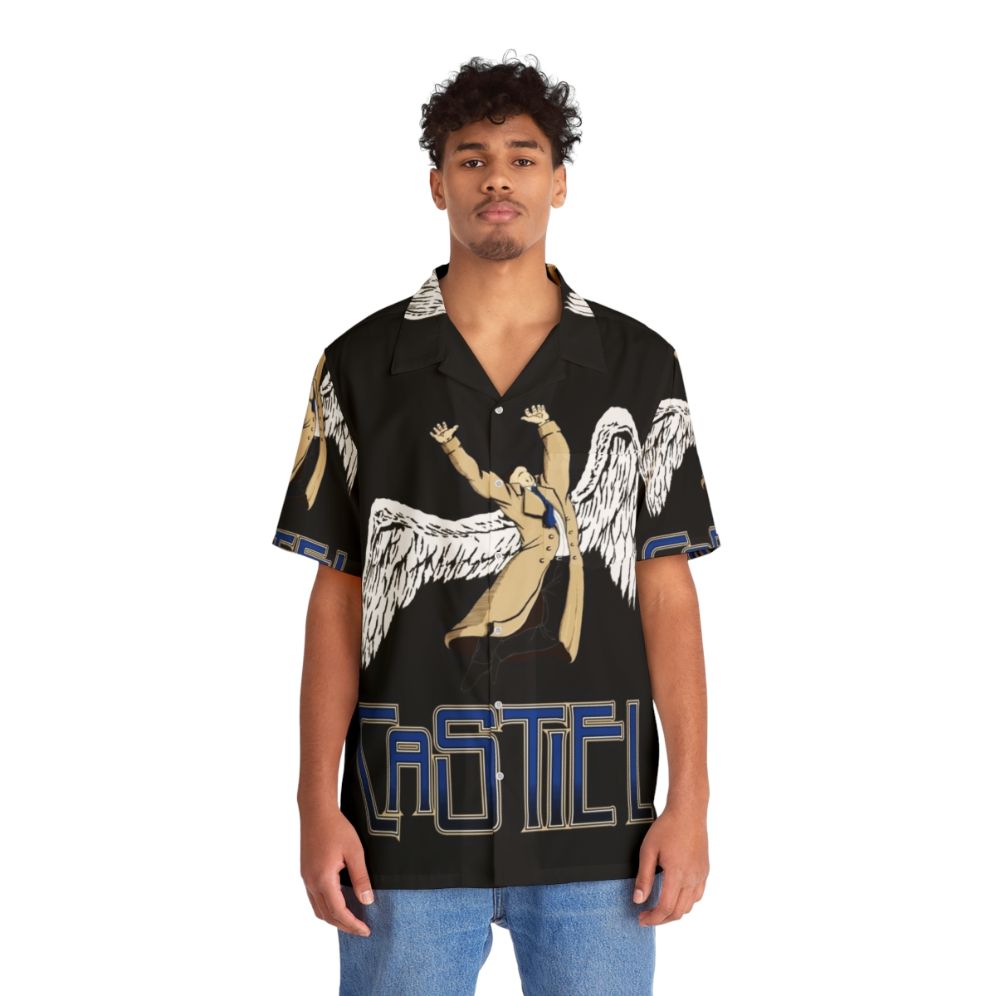 Castiel Supernatural Hawaiian Shirt - People Front