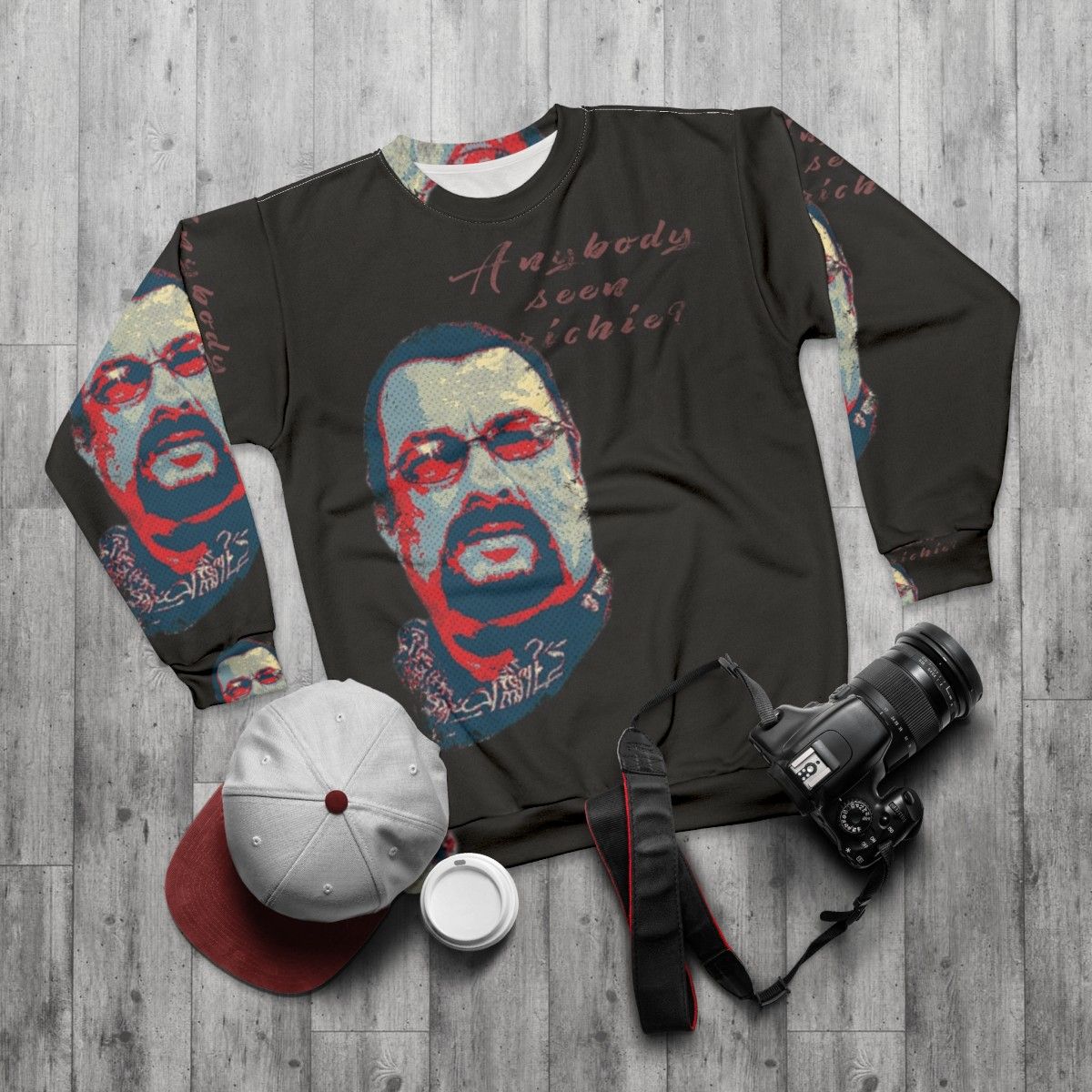 Steven Seagal Richie Out for Justice Movie Quotes Sweatshirt - flat lay