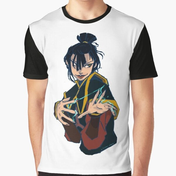 Azula from Avatar the Last Airbender graphic t-shirt design