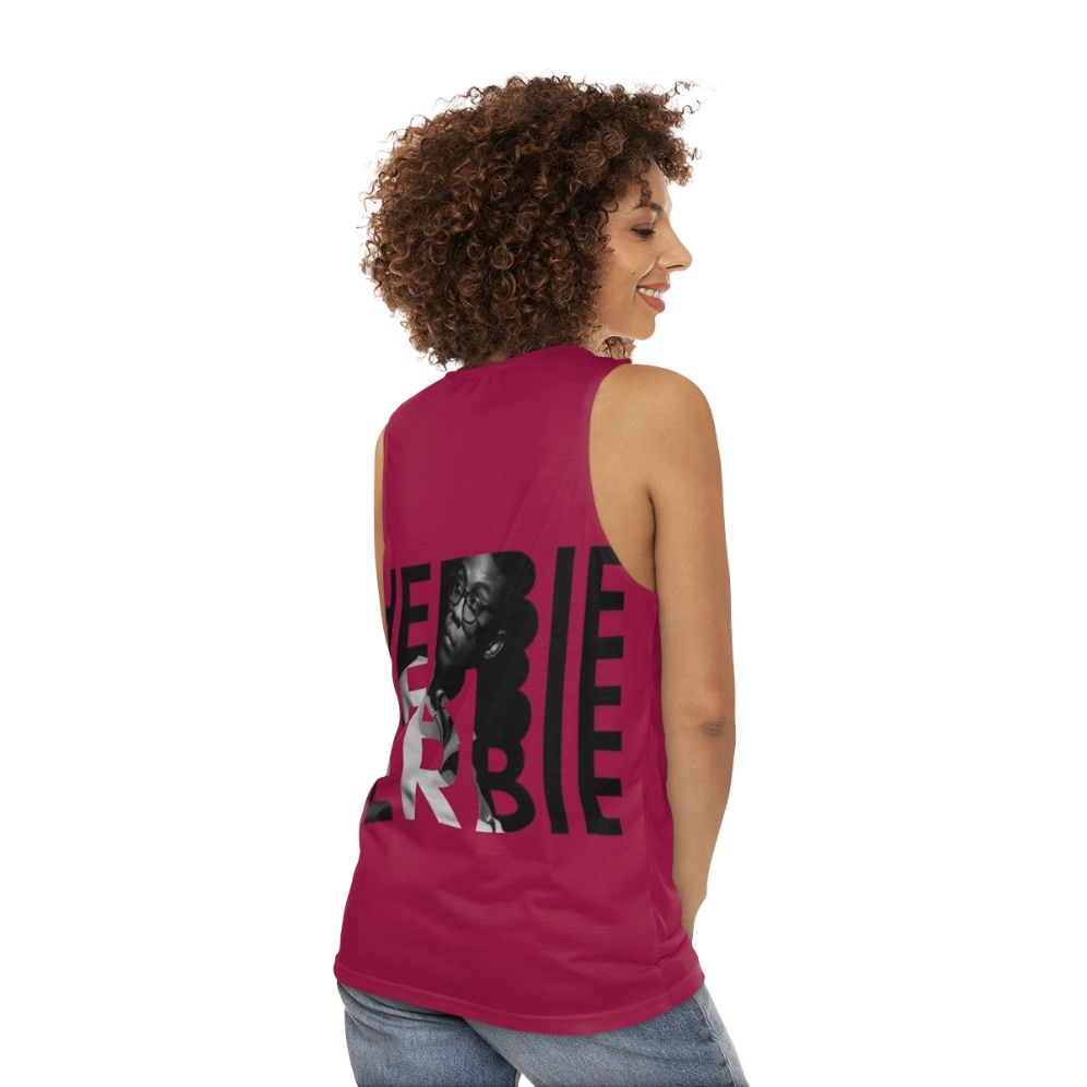 Herbie Hancock Jazz Music Unisex Tank Top - women back