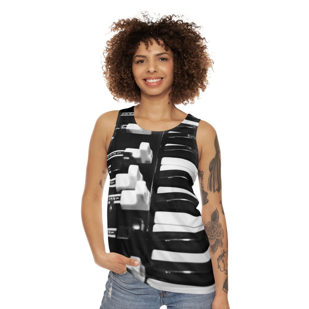 Hammond B3 organ music tank top - women