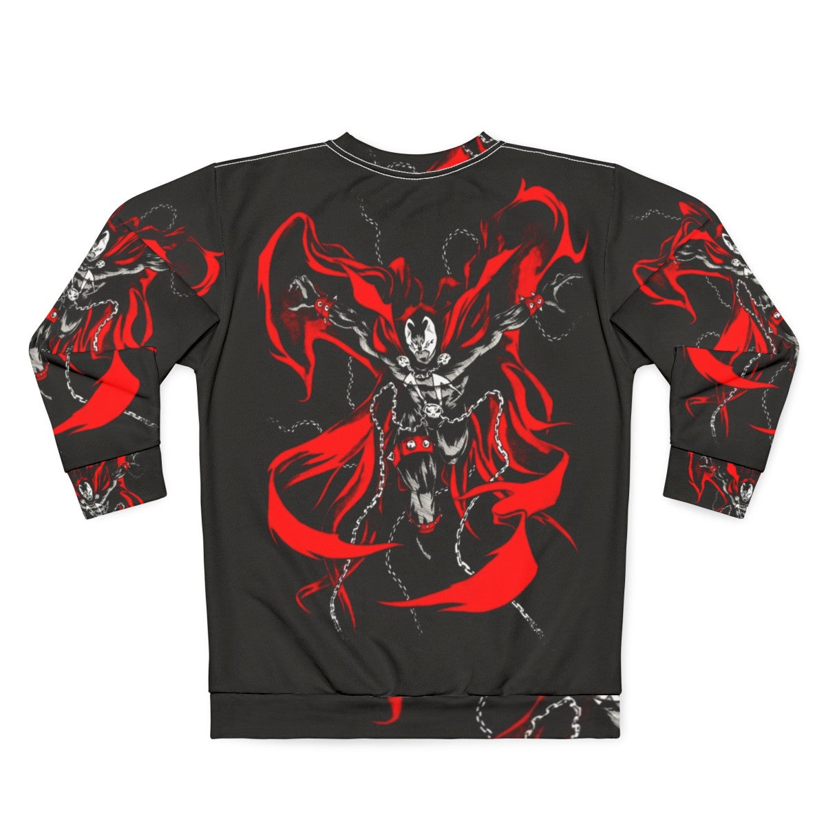 Hellspawn comics-inspired superhero sweatshirt - Back