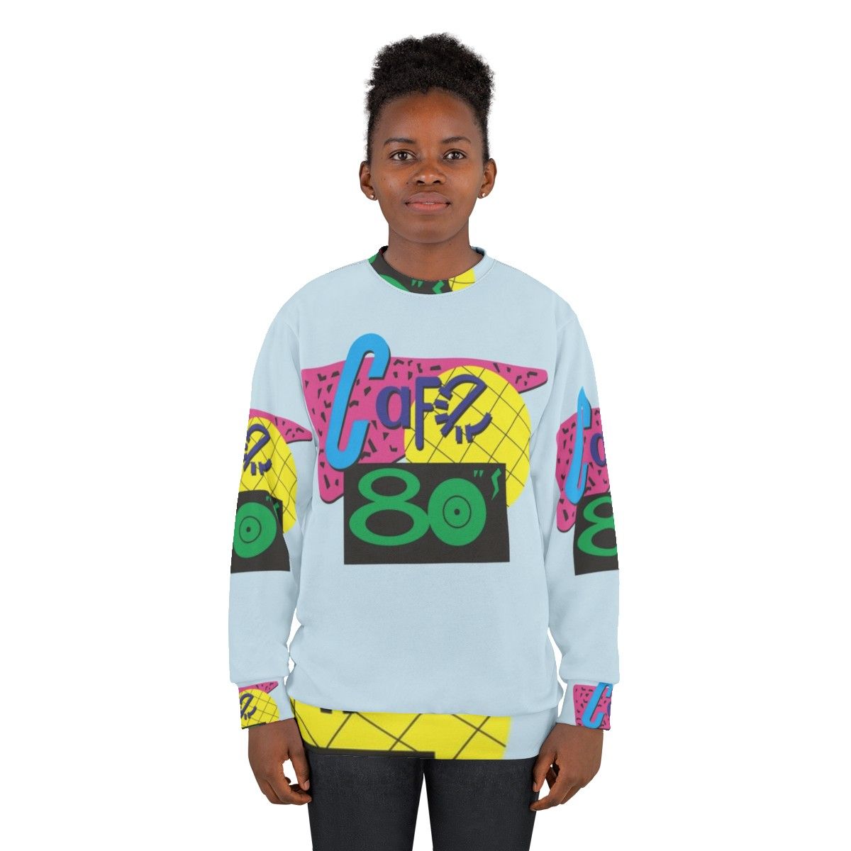 Back to the Cafe 80s Vintage Sweatshirt - women