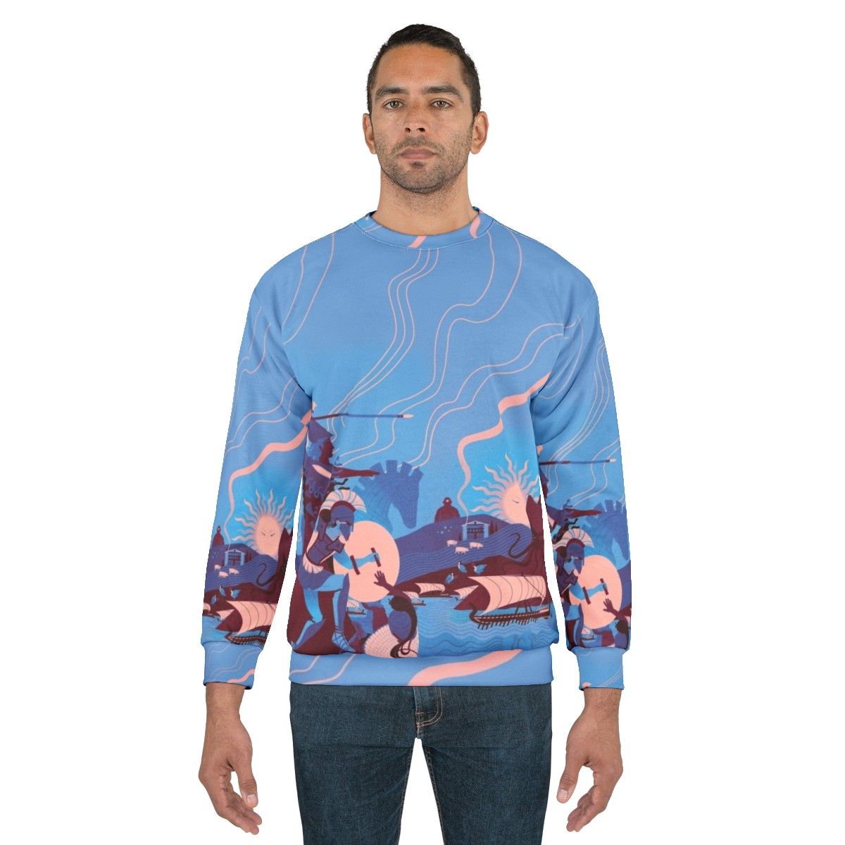 Homeric Landscape Winter Sweatshirt - men