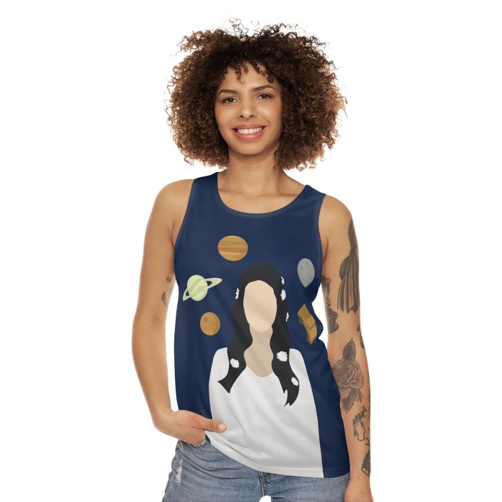 Lana Del Rey inspired celestial unisex tank top - women