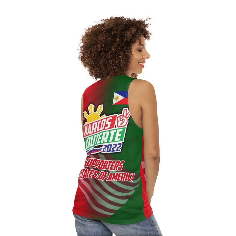 Marcos Duterte 2022 Unisex Tank Top - women back