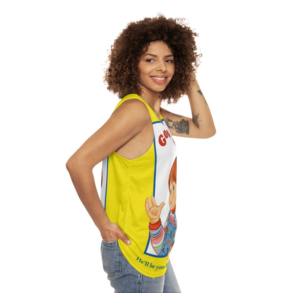 Chucky Doll Unisex Tank Top - women side