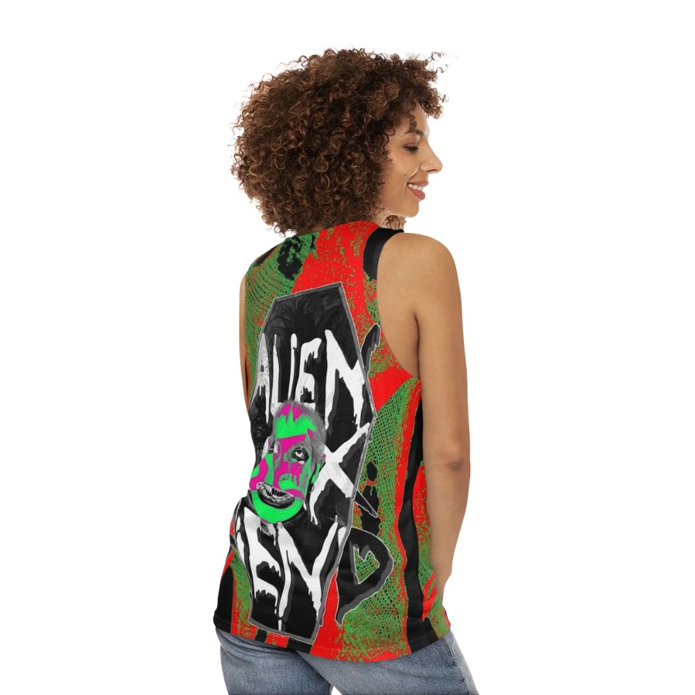 Alien Sex Fiend Unisex Tank Top - women back