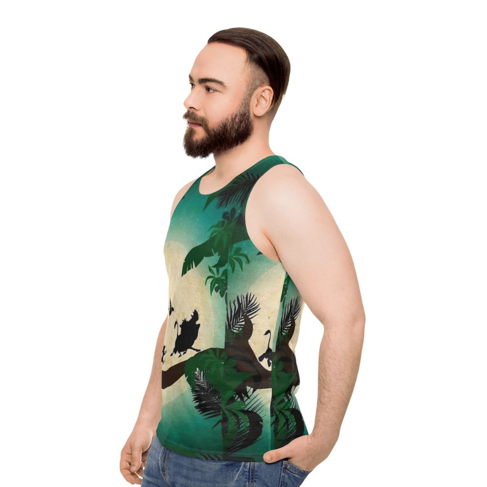 Simba Lion King Unisex Tank Top - men side