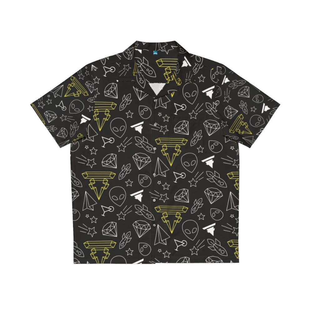 Dream Machine Club Space-Themed Hawaiian Shirt