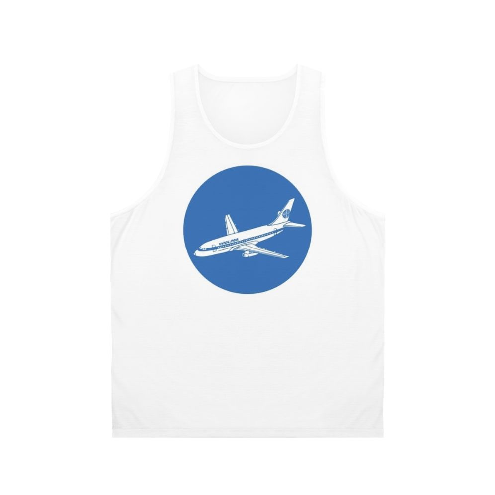 Vintage-inspired Pan American World Airways unisex tank top