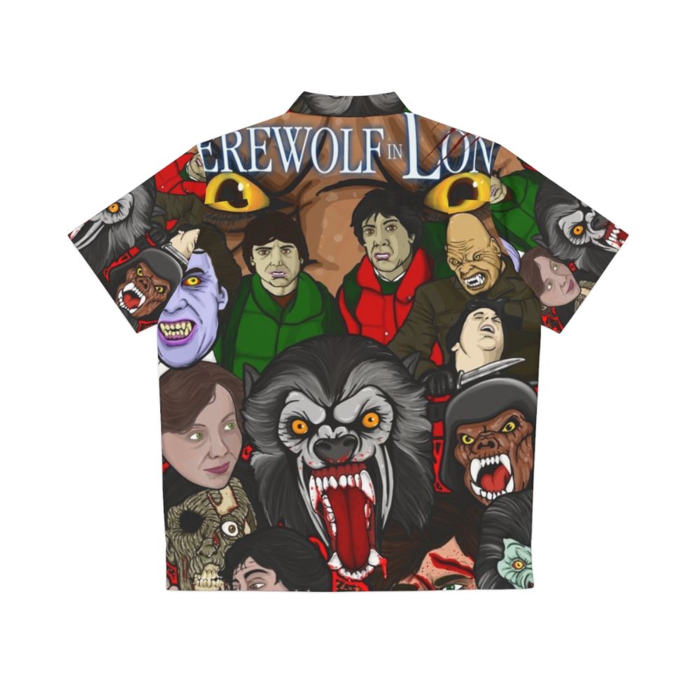 Horror Werewolf Hawaiian Shirt - Back