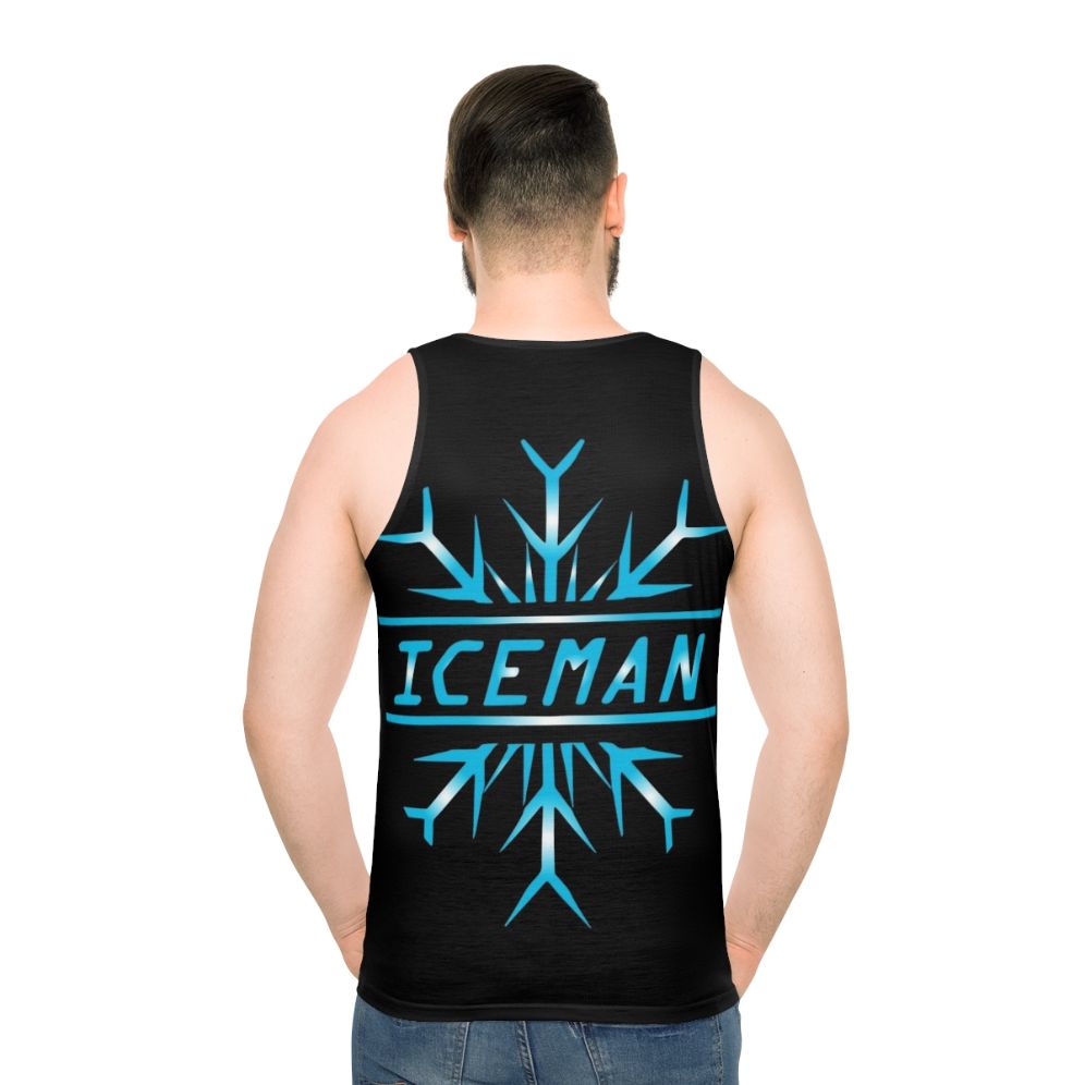 Gerwen Price Iceman Unisex Darts Tank Top - men back