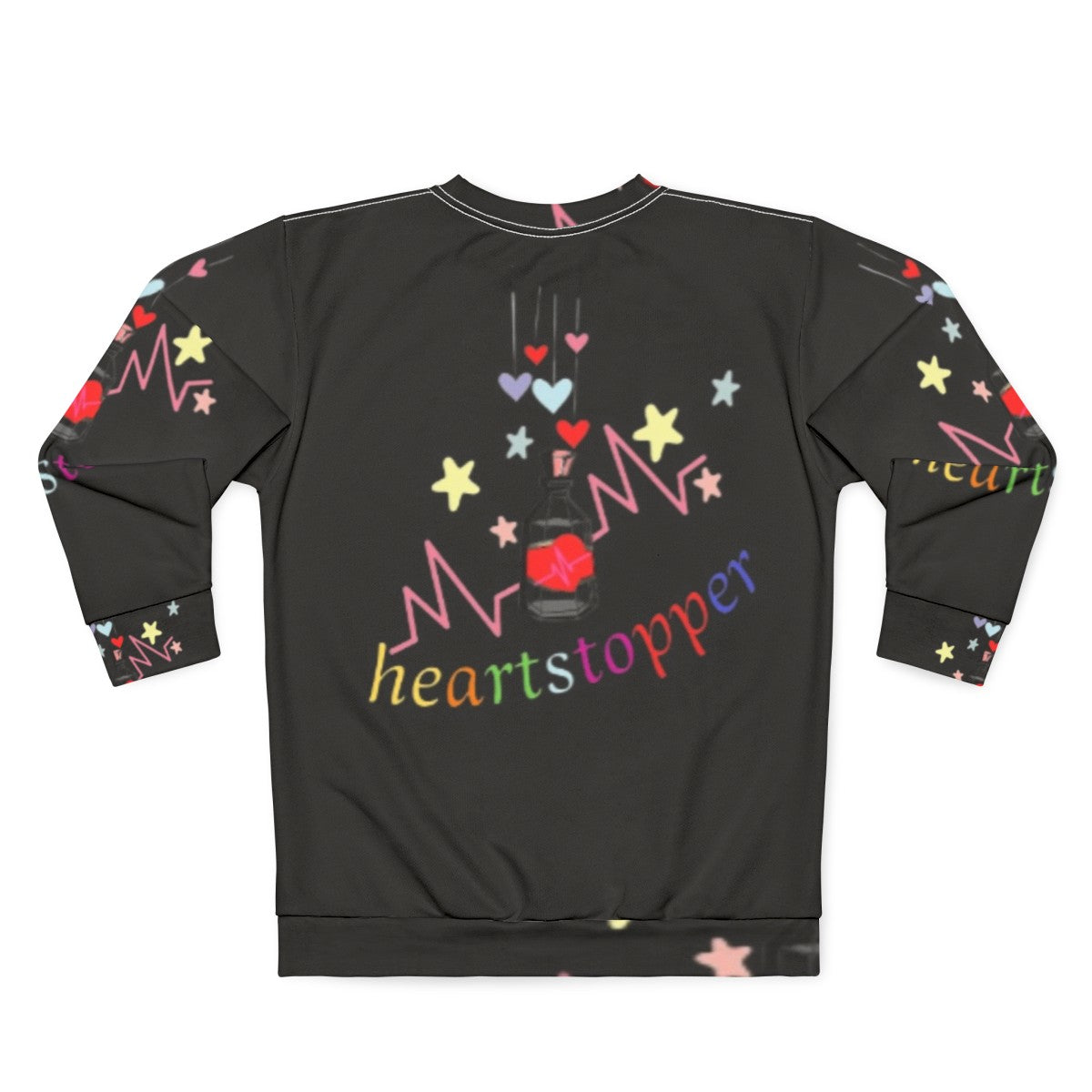 Heartstopper Bisexual Pride Valentines Day Sweatshirt - Back