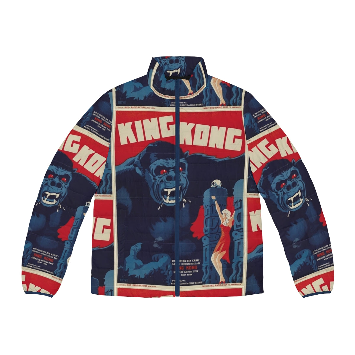 Vintage King Kong Monster Puffer Jacket