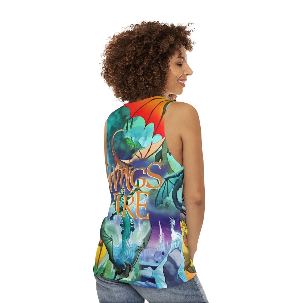 Wings of Fire Dragon Series Unisex Tank Top - women back